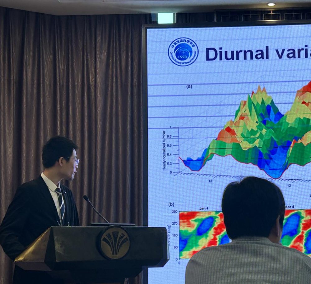 Oral presentation on diurnal variations at the National Symposium on Solar-Terrestrial Space Physics.