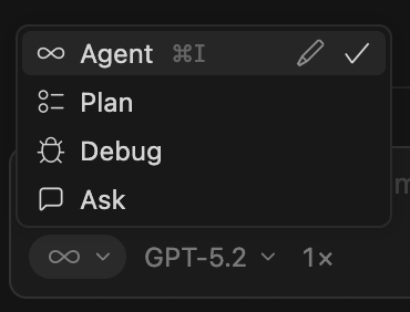 Cursor modes
