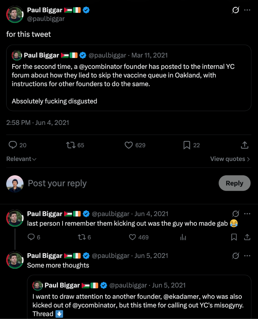 Paul Biggar Tweet